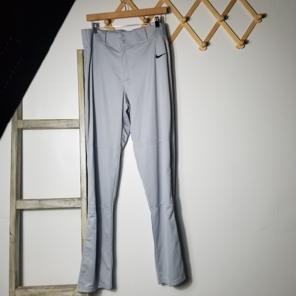 NWT NIKE MEN'S GRAY VAPOR PRO BASEBALL PANTS SIZE LARGE